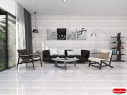 Lợi ích khi ốp gạch cho tường phòng khách